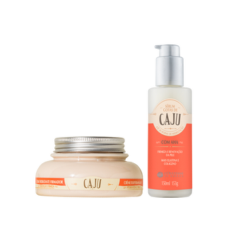 Cuidados com Caju: Sérum e Creme Firmador